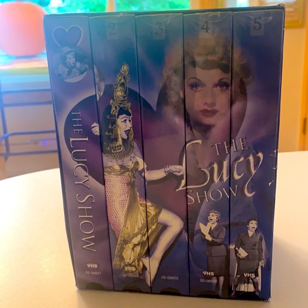 The Lucy show. Five VHS. VCR tapes brand new